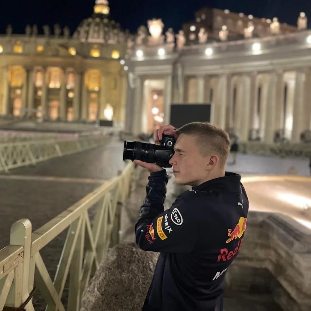Viktor Blaho pri fotografovaní